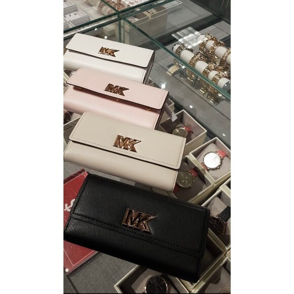 Michael Kors wallet mimi large flap bifold credit card phone wallet Black - Picture 8 of 8